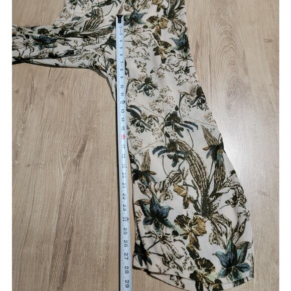Free People Size 10 Jumpsuit Halter Tropical Print Boho Indie Casual One Piece - Picture 9 of 10